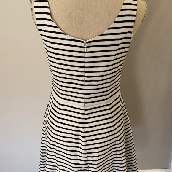 Tiana B Black Stripe Dress - Picture 2 of 8